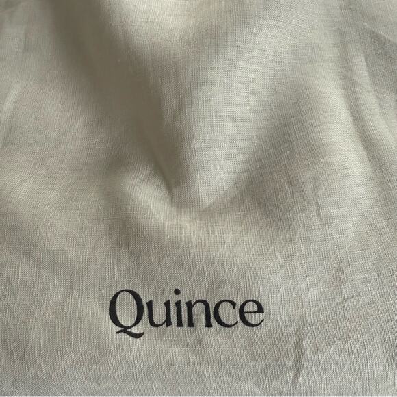 Quince European Linen Duvet Cover Set Sand Beige Size Full/Queen - Picture 10 of 16